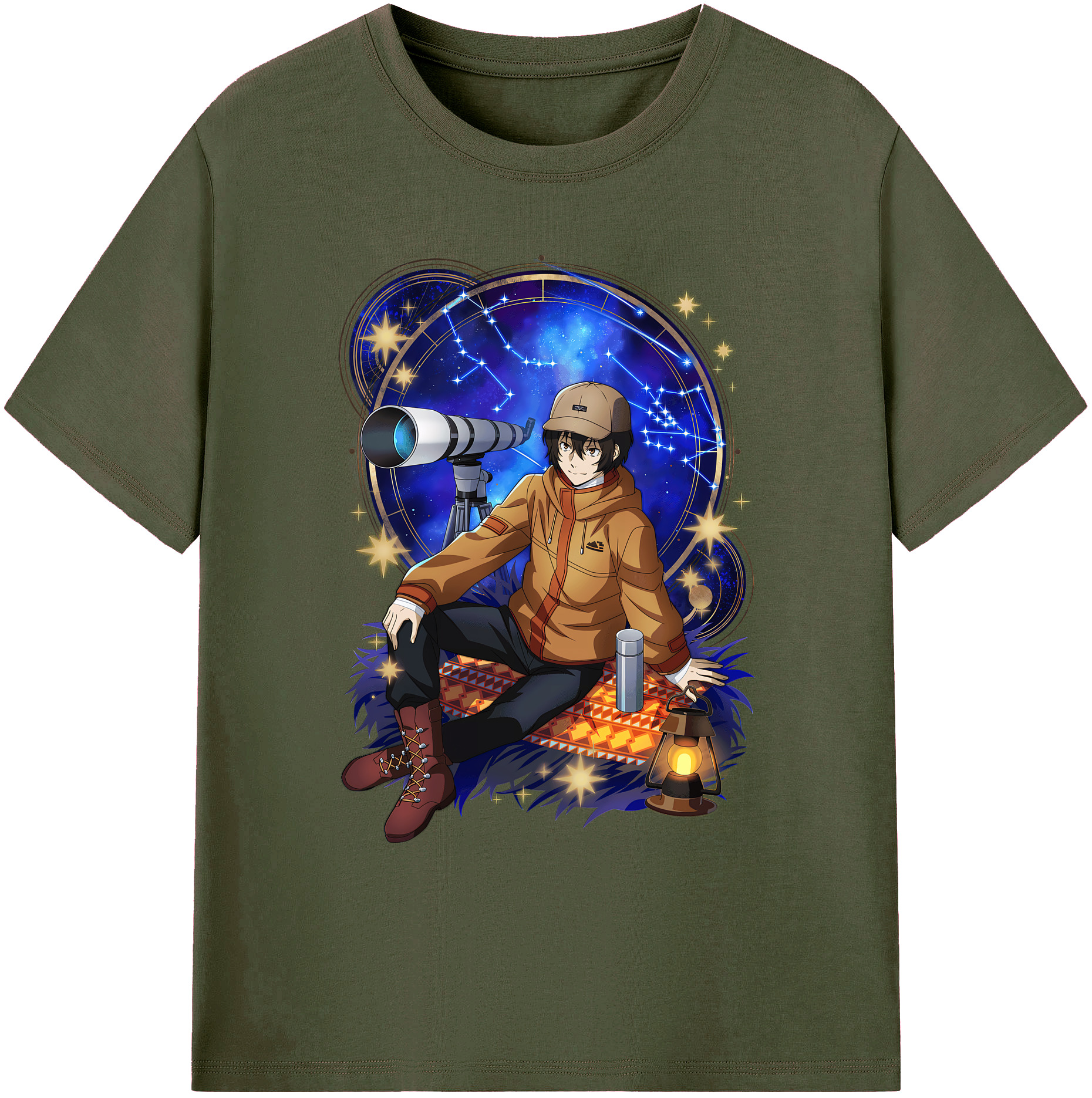 （画像用） 文豪ストレイドッグス Bungo Stray Dogs 綿100％ メンズ半袖Tシャツ｜肌触りやわらか＆通気性